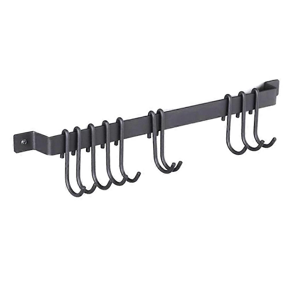 Wall Hanging Hook Storage Rack 10 Hooks Kitchen Kitchenware Towel Hook Hanger
