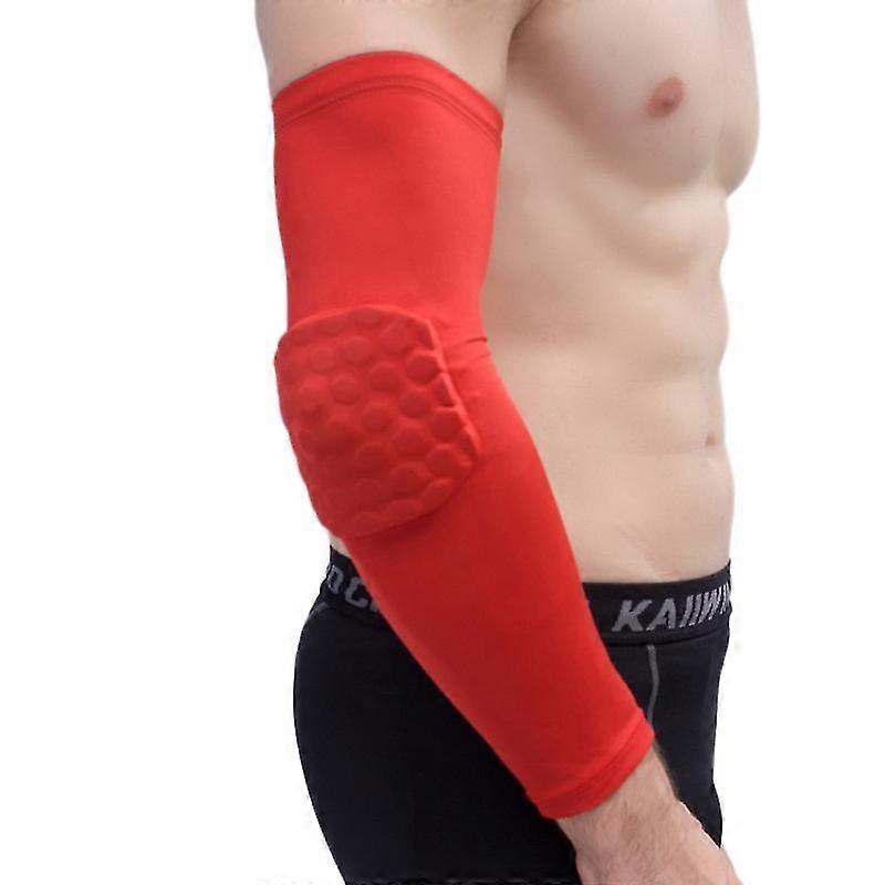 1pc Arm Sleeve Armband Elbow Support Rękaw ramienia do koszykówki Oddychający Piłka nożna Bezpieczeństwo Sport Łokieć