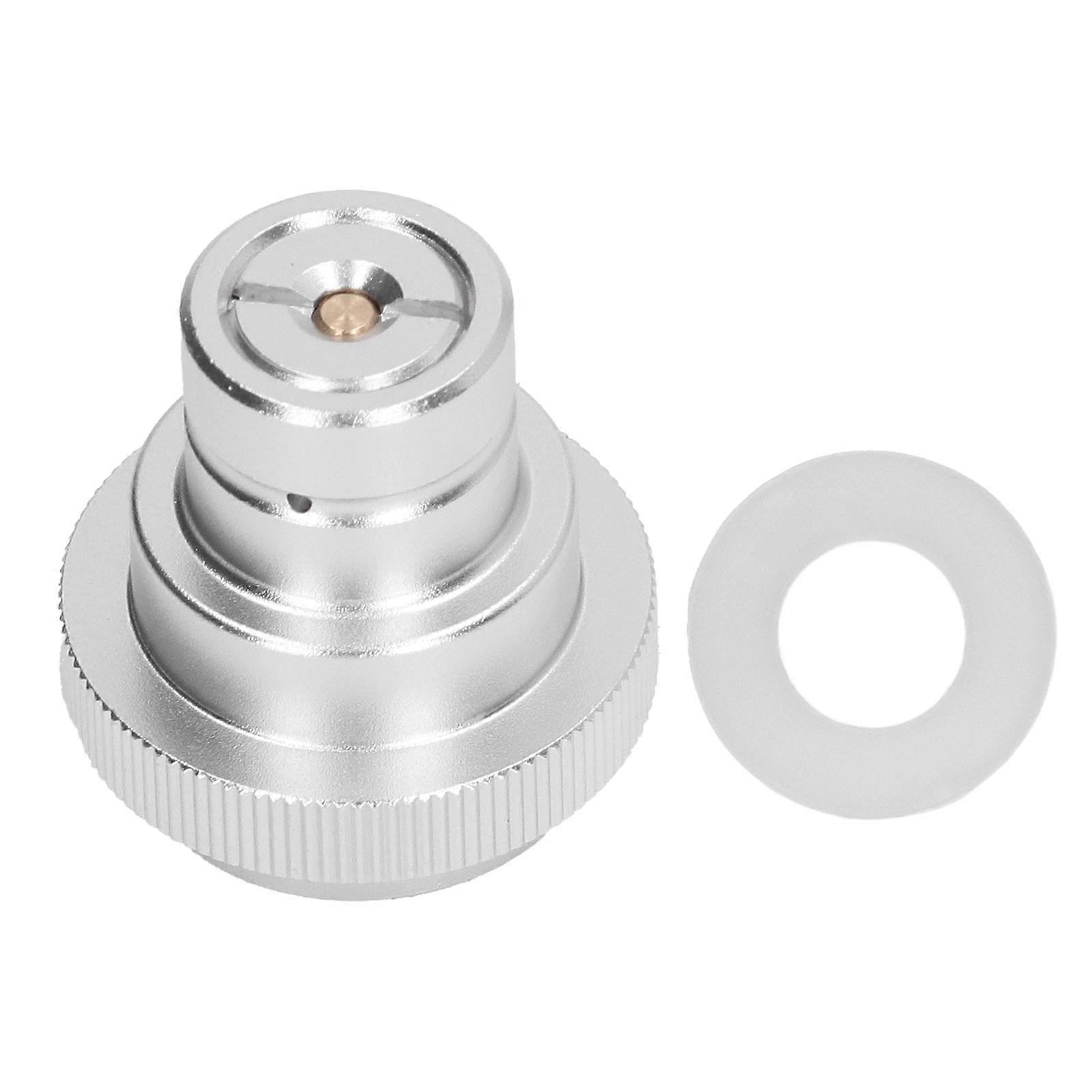 Soda Water Adapter for DUO for Terra for Art Gas Cylinder Inflation Quick Release Conversion Head Silver
