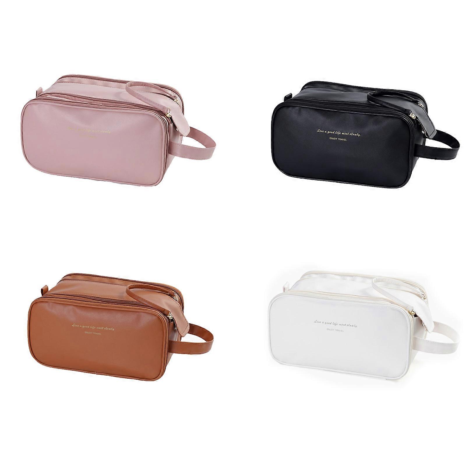 PU Leather Makeup Bag Small Travel Makeup Bag