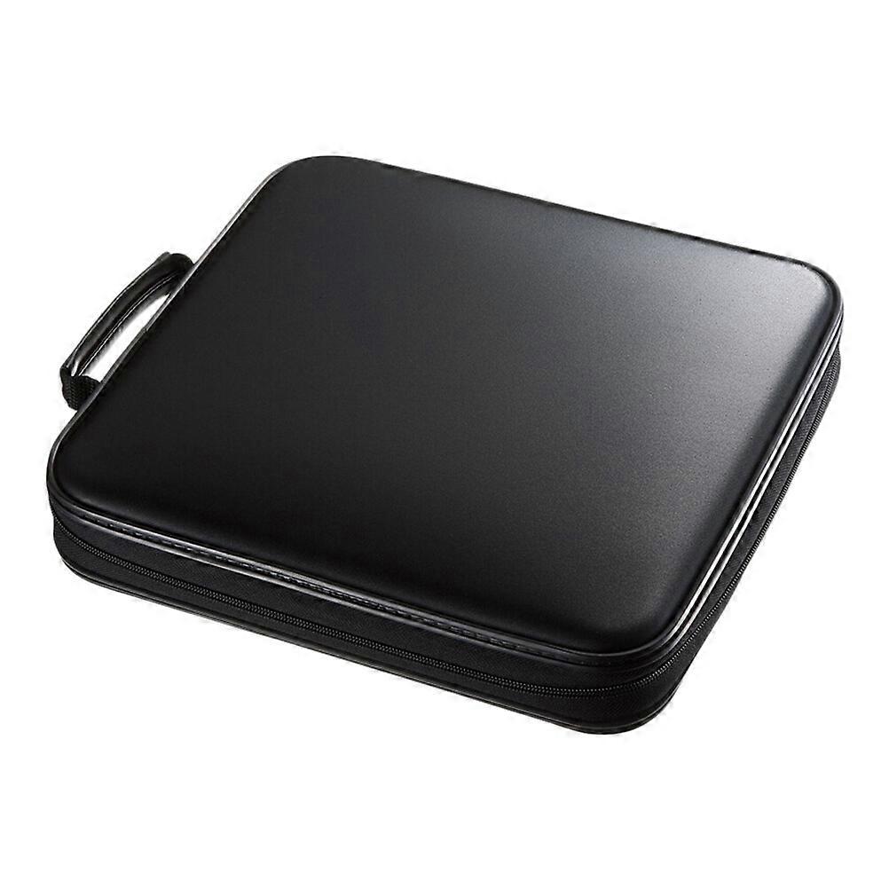 Portable CD Case 160 Capacity DVD Storage Organizer CD Booklet Binder Wallet