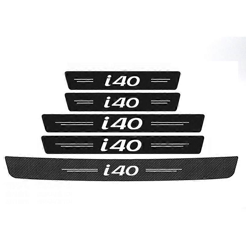 Car Guard Decals for HYUNDAI I40 Sill Door Trunk Threshold Protective Anti Scratch Strip Sticker Kick Plate Water Proofing Film