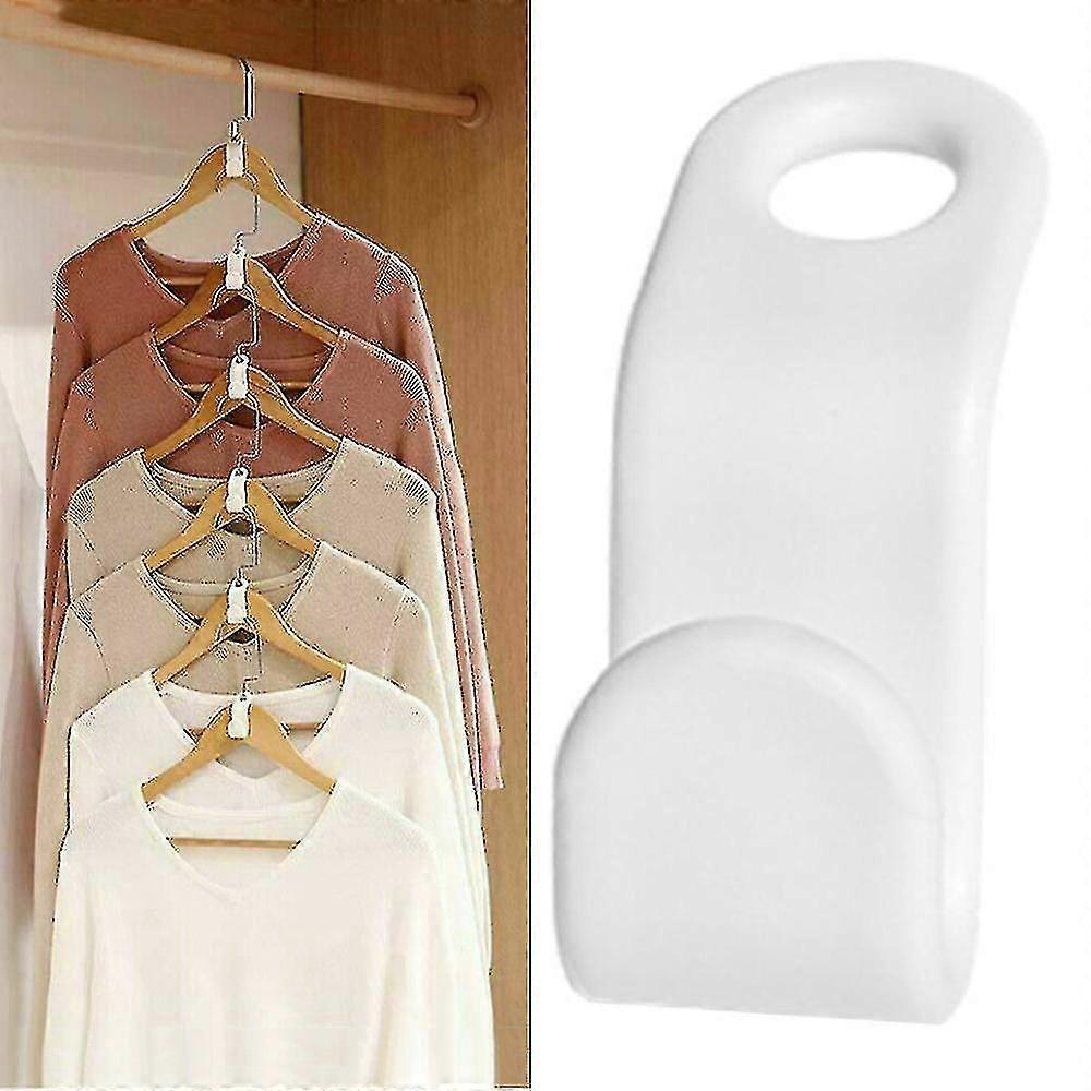 Clothes Hanger Connector Hooks Cascading Home Closet Clip Space Saving Organizer