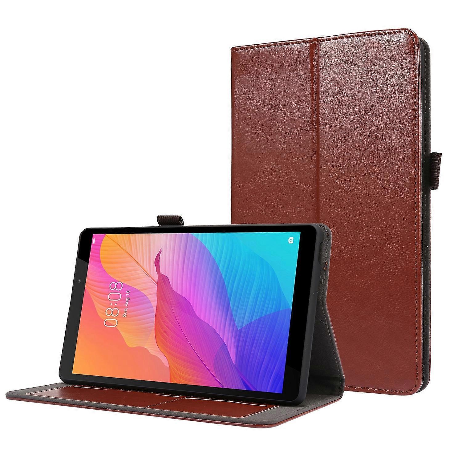 For Huawei MatePad T8 8.0 2-Folding PU Leather Case Red