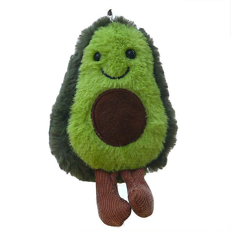 Plush Cartoon Anthropomorphic Avocado Key Ring