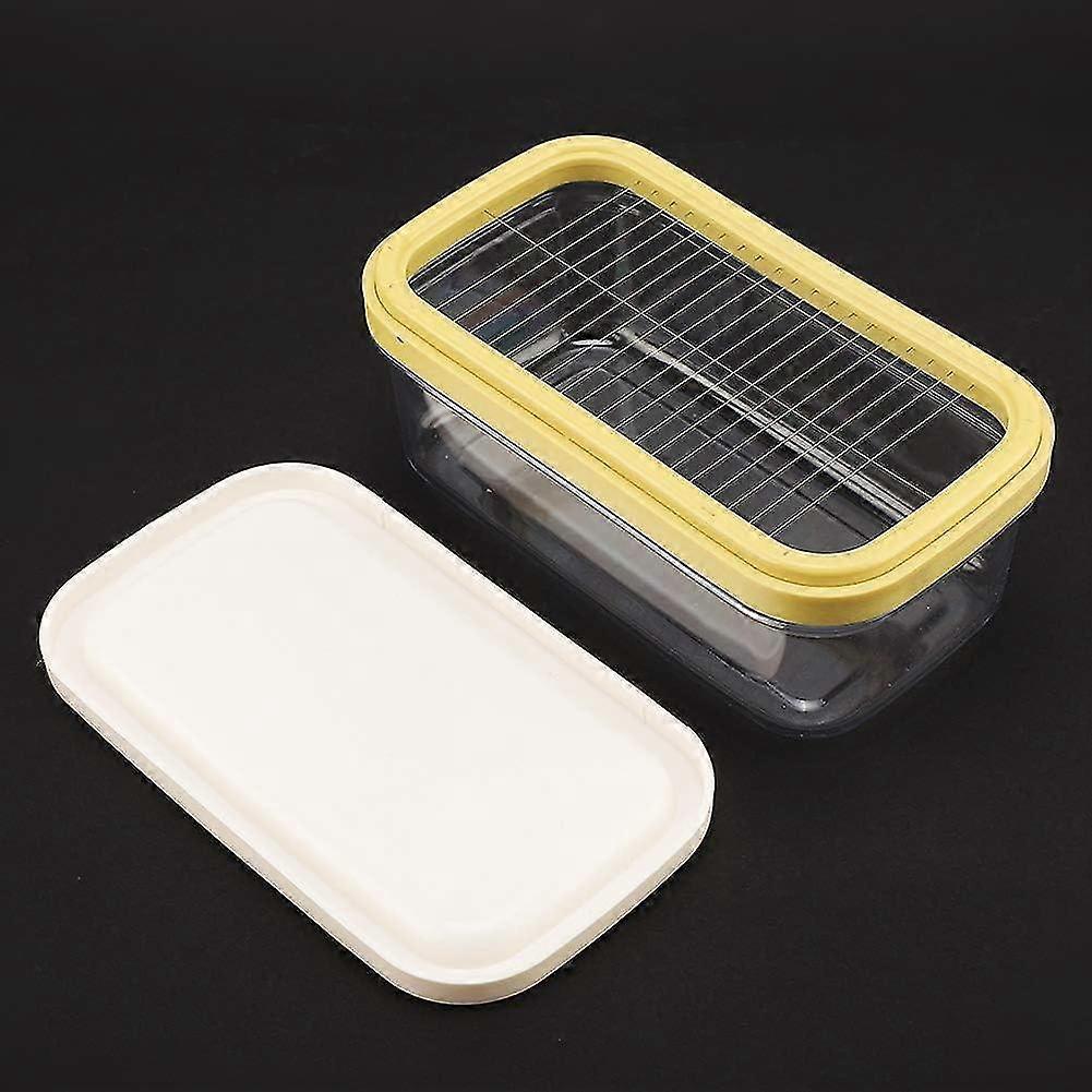 boterdoos, plastic boterhouder met deksel en snijmachine, boterdoos, kaasdoos voor koeling