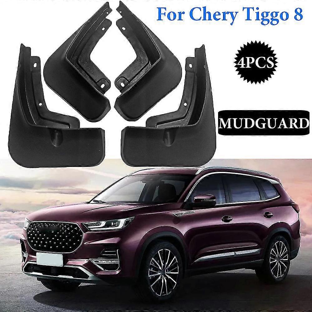 New-styling Front Rear Mud Flap Mudguards Splash Guards For Chery Tiggo 8 2021 2022 2023 Car Accessories 4pcs High Quality