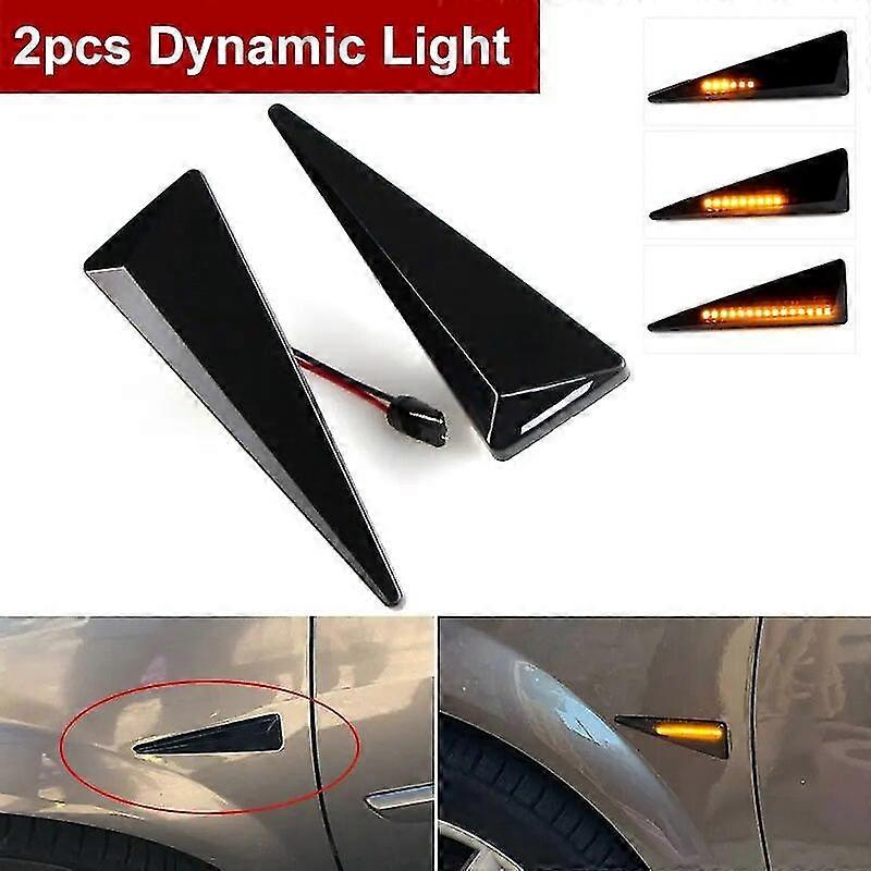 2pcs Car Dynamic Led Side Marker Light Turn Signal Canbus For Renault Mk4 Vel Satis Wind Avantime Megane 2 Scenic 2 Espace 4