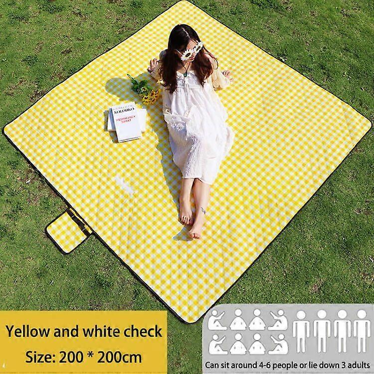 Thick waterproof grass picnic mat portable tent outing grass mat