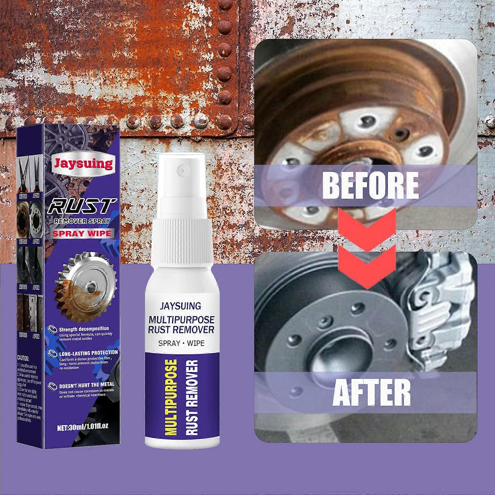 Rust remover multi-functional cleaning and rust removal lubricating car wheel rust removal spray