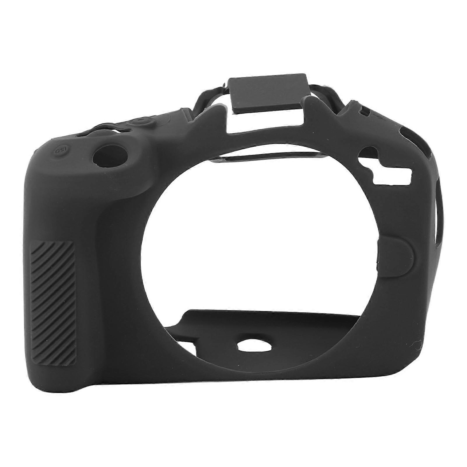 Silicone Camera Case for R50 Non Slip Anti Scratch Soft Protective Slim Fit Housing Cover Skin Protector for Digital Cameras Black