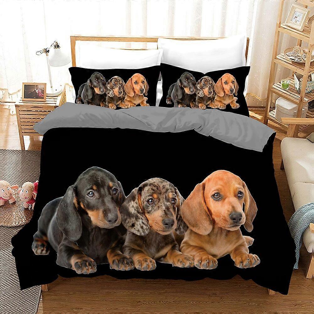 v5385 Lakan Hund / Täcke / Do<wbr / >ona Täckset Storlek Sängkläder Set Lakan IU5385