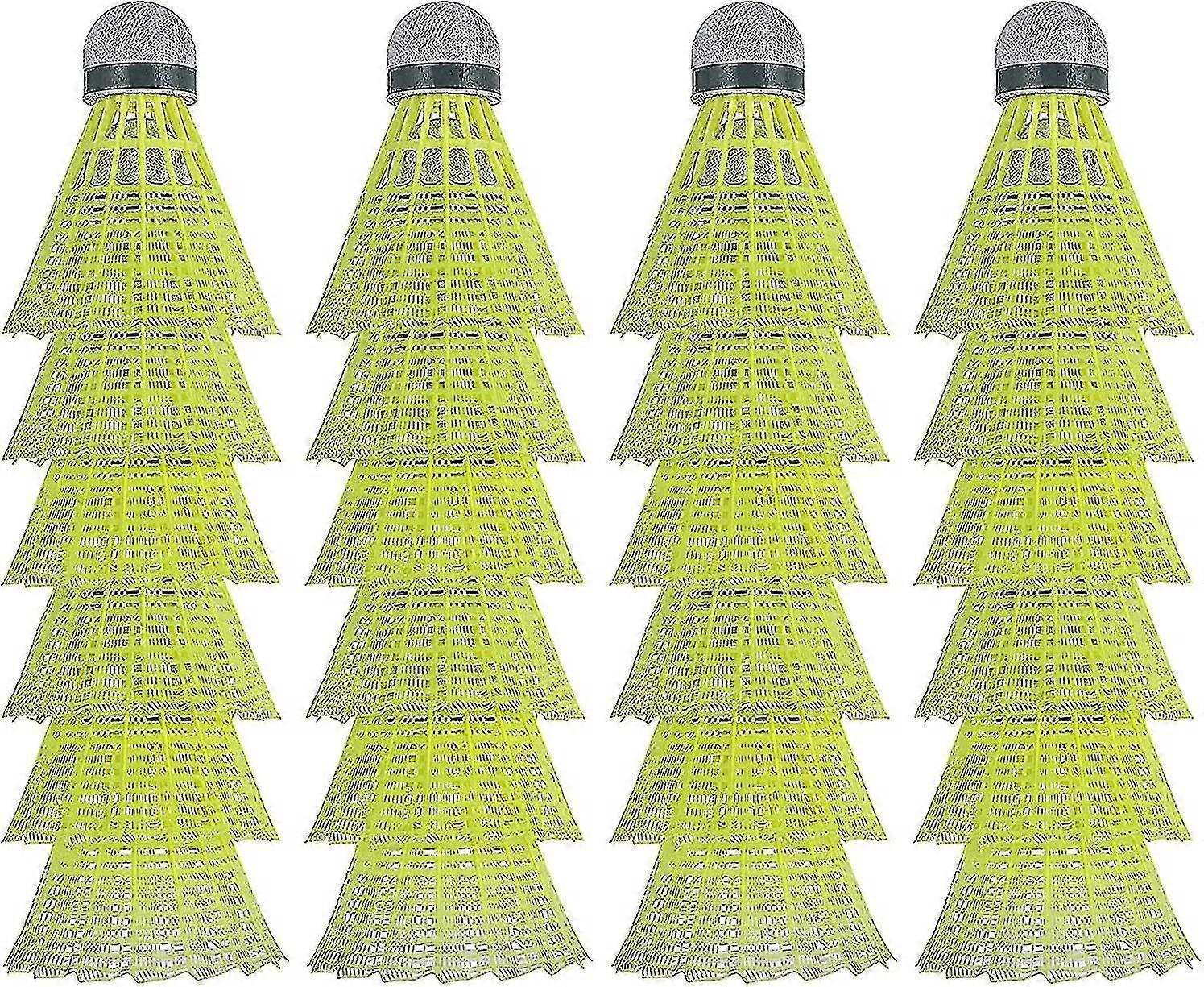 12 Pack Nylon Badminton Shuttlecocks Birdies, Nylon Feather Shuttlecocks For Badminton With Stable & Durable