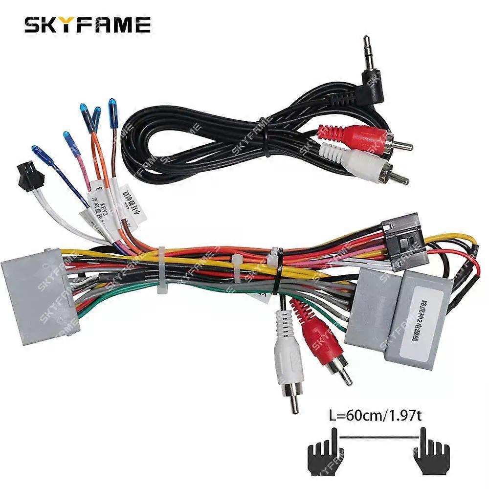 Aplica-se a 16Pin Car wire Harness Canbus Box Android Radio Stereo Power Cable Decoder For Land Rover Freelander 2 LR2