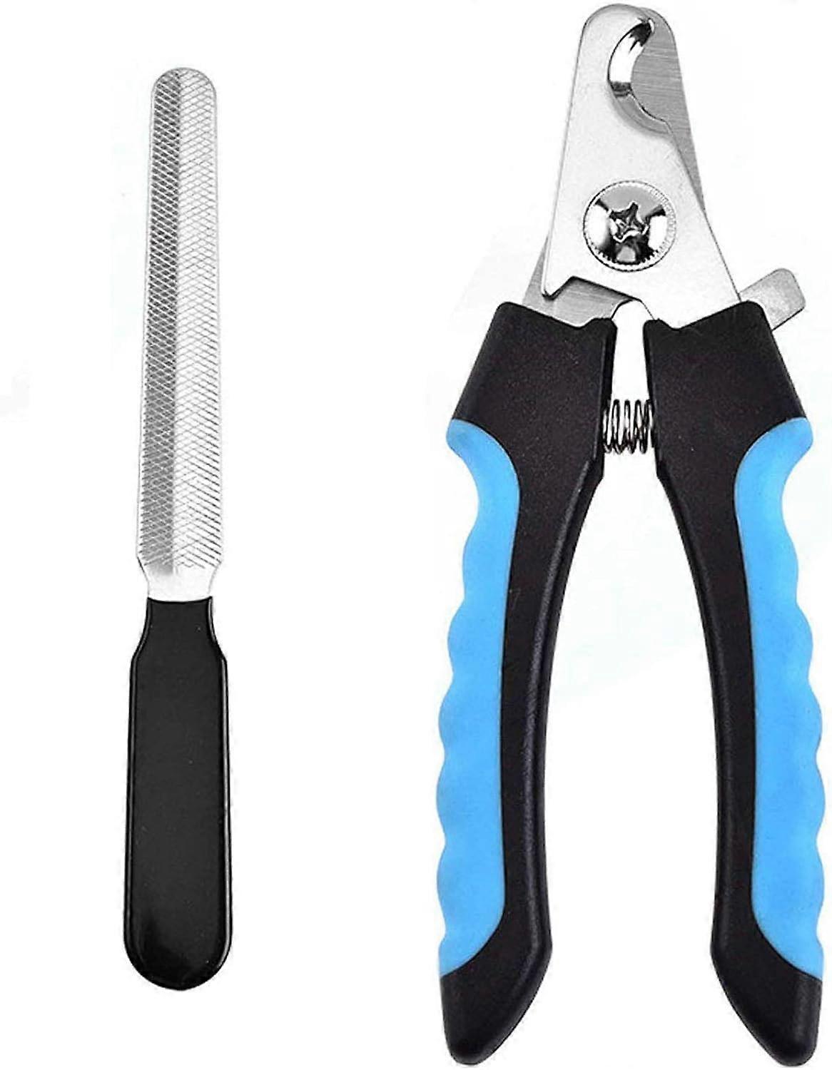 Dog and Cat Nail Clipper, Claw Cutter with Nail File, Professional and Safe Dog Nail Chisel, for Dogs, Cats, Birds and Any Size of Claws