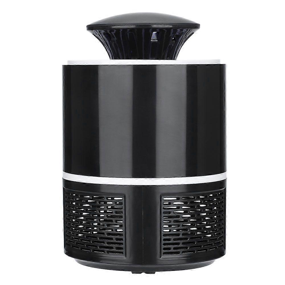 安全电子 USB 紫外线灯灯蚊子杀灭嗡嗡蝇昆虫虫基勒室内（黑色）