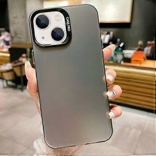 For iPhone 15 IMD Colorful Gradient Acrylic Phone Case