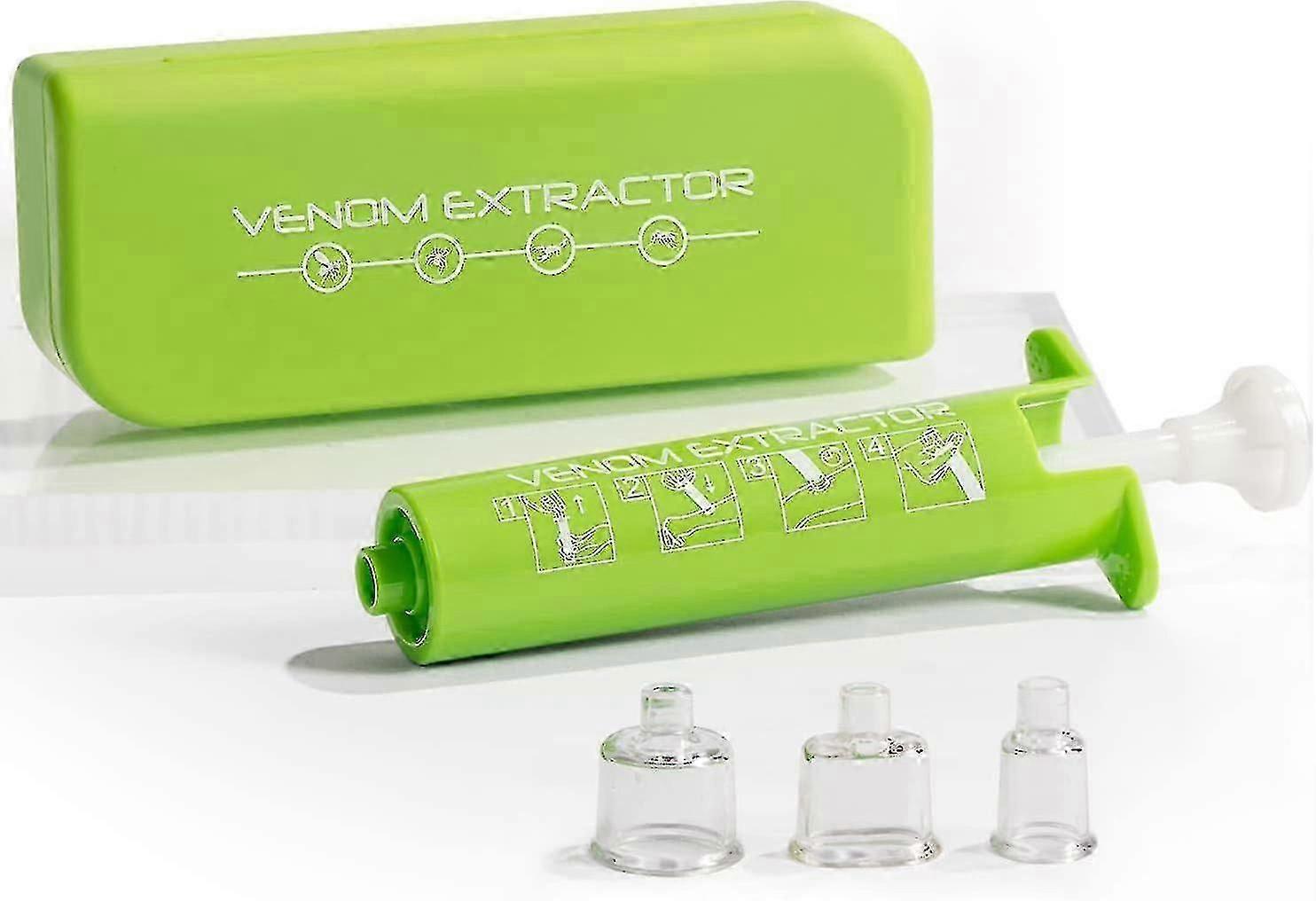 Bites Relief Suction Tool, Venom Extractor Suction Pump, Snake Bite Kit, Survival Kits, Poison Remover Bite And Sting First Aid For Hiking-Excellent