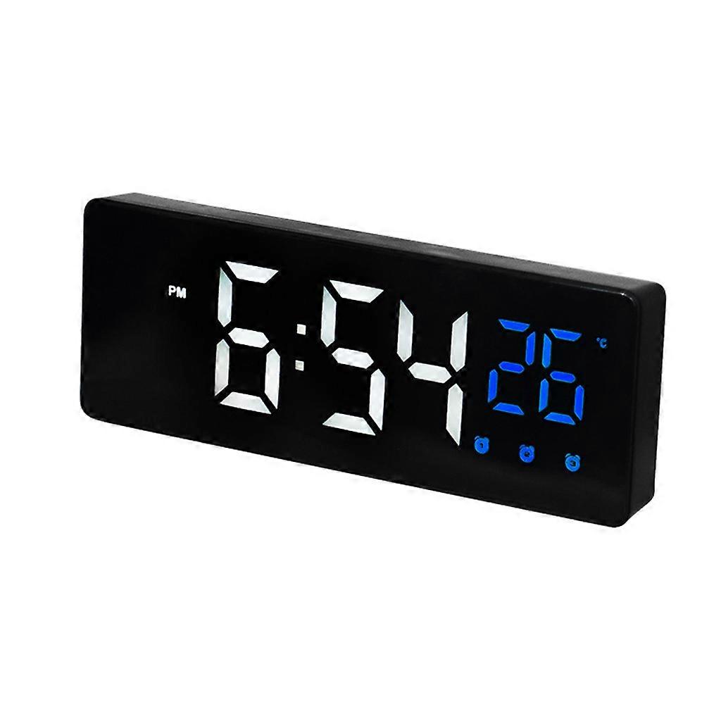 Alarm Clock LED Digital Clock Battery Operated Snooze Clock for Kids Bedroom Large LED Time Display Alarm