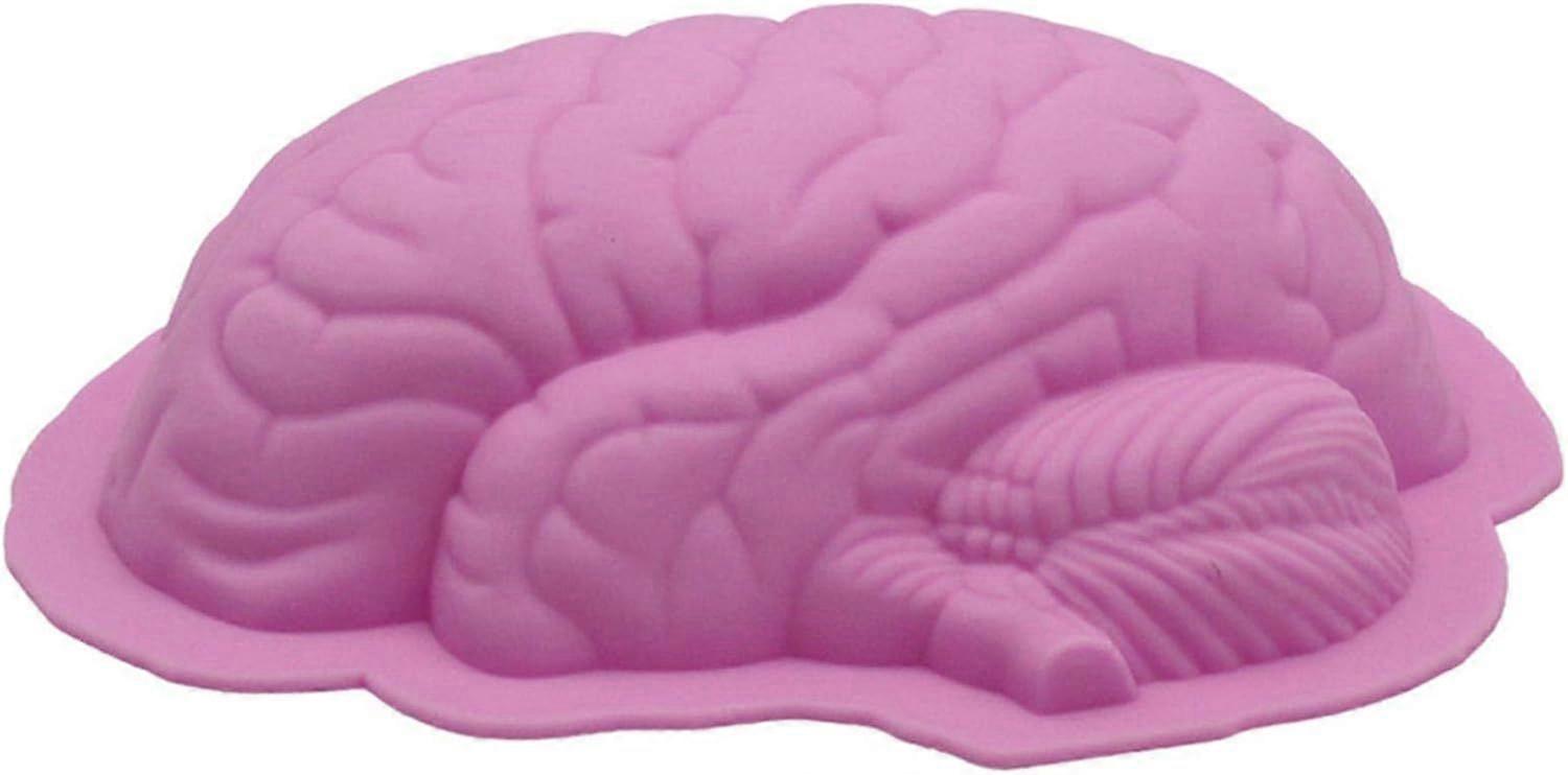 Brain Shape Cake Baking Mold Brain Ice Cube Cake Baking Tool Chocolate Tray.