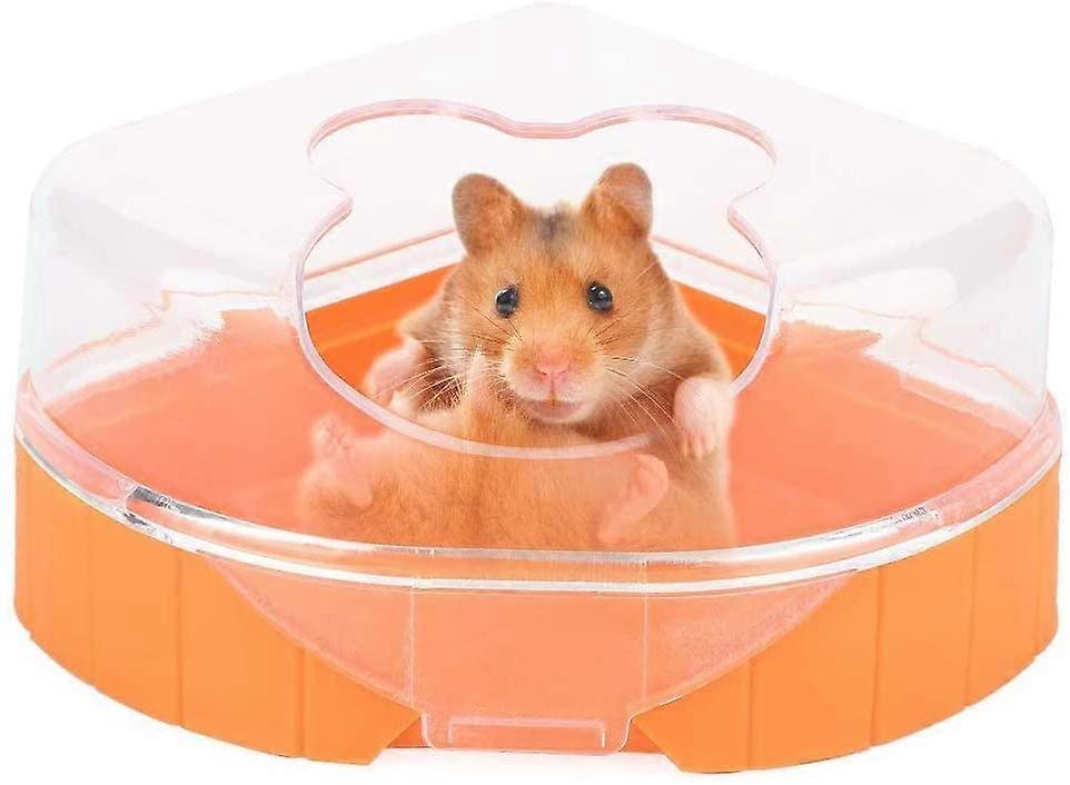 Plastic Mouth Single Triangle Hamster Bathroom