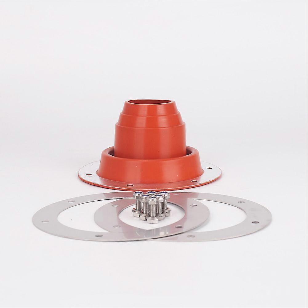 Stove Jack Kit Chimney Anti-Scald Flashing Kit Heat Resistant Silicone Compatible Triple Wall Pipe Sections For Bell Tent