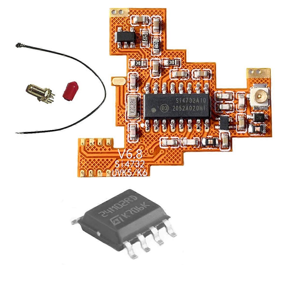 SI4732 V6.8 FPC Module+2M Expansion Chip for UVK5 K6 HF Shortwave Full Band/Single Sideband Reception