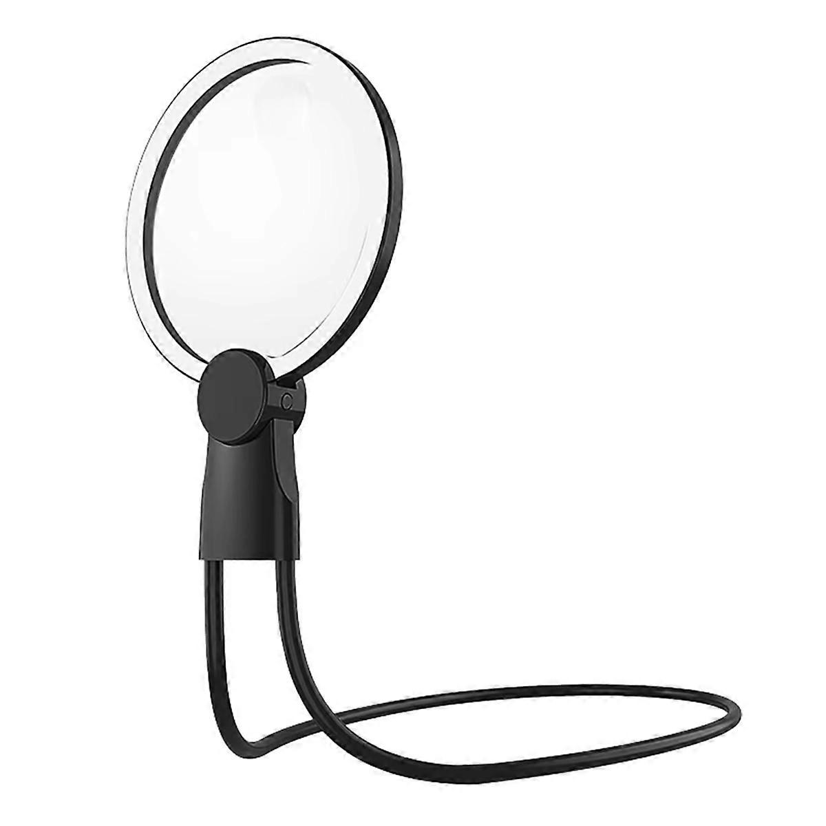 Hands Free Magnifying Glass for Sewing, Flexible Gooseneck Magnifier for Seniors Reading, Low Vision Elderly,Close Work