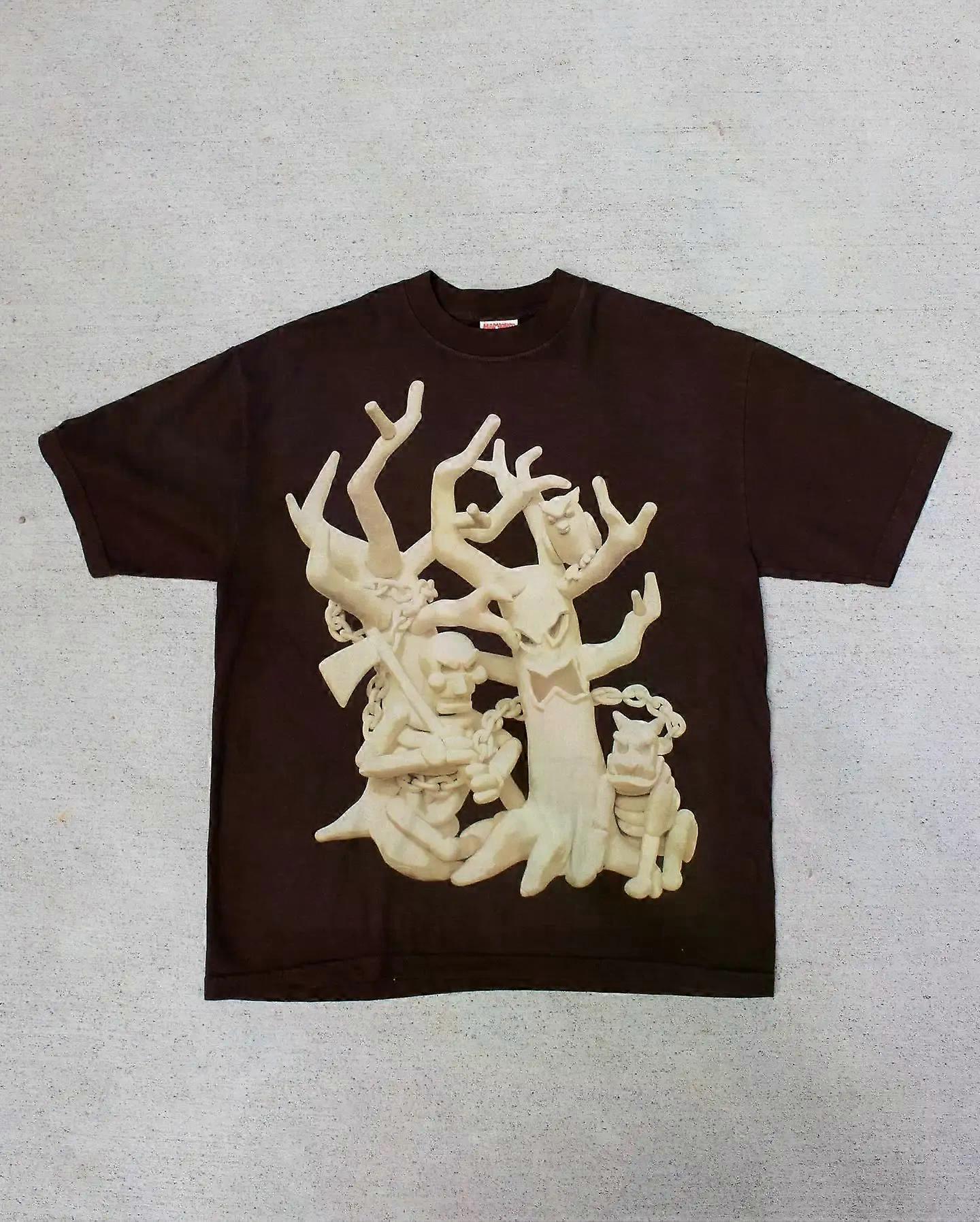 3D漫画アニメプリントヒップホップTシャツ原宿カジュアルファッション特大ルーズ面白い男性女性半袖Tシャツユニセックストップ