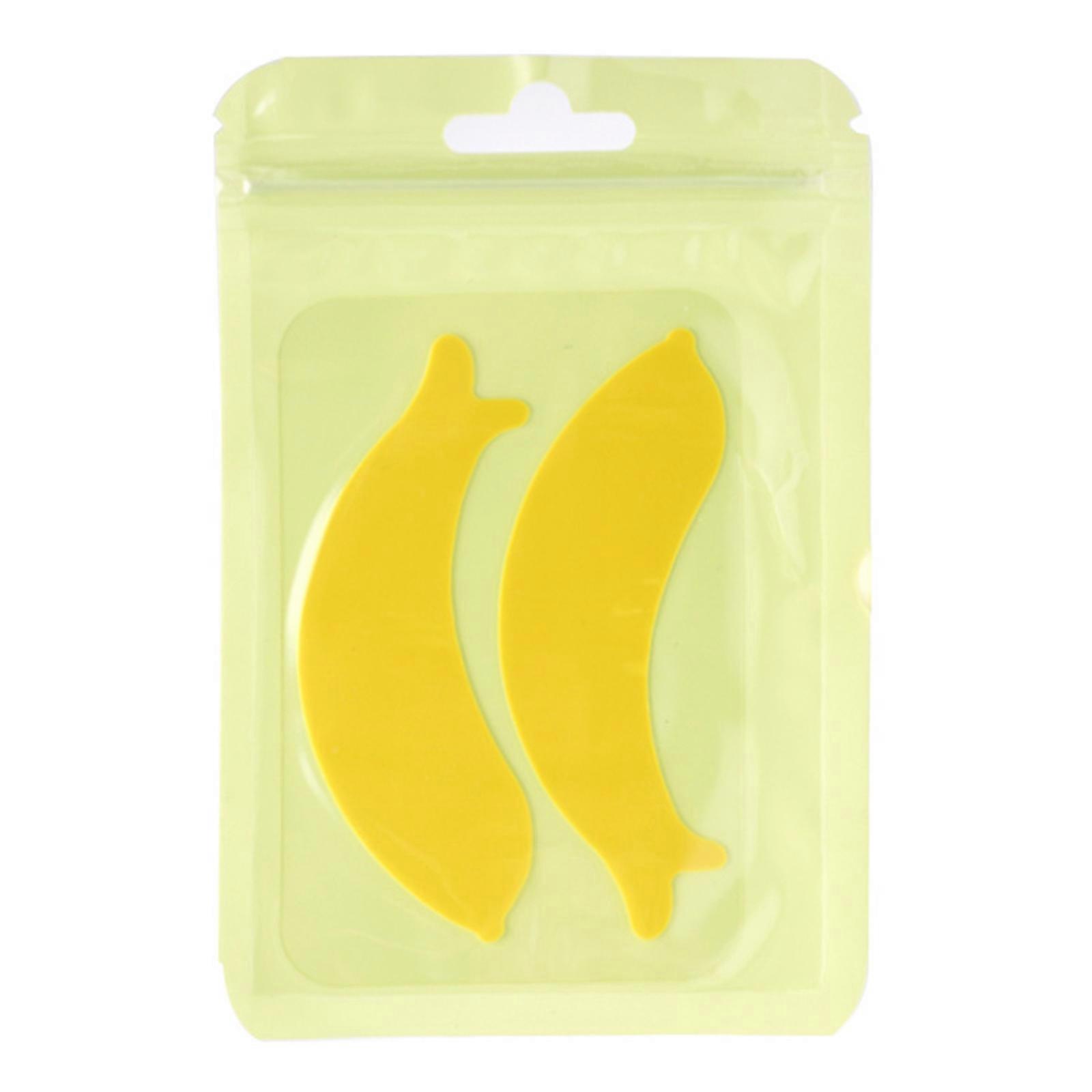 1 Pair Eyelash Perm Lifting Eye Mask Eyelash Perm Silicone Eye Pads Lash Extension Under Eye Patches Makeup Tool Yellow