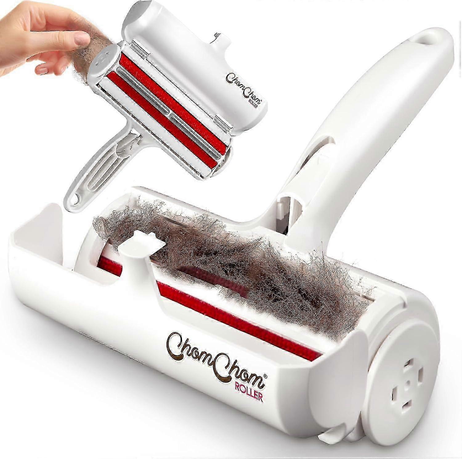 Chom Chom Roller Pet Tüy Dökücü ve Yeniden Kullanılabilir Tüy Bırakma Silindiri - ChomChom Kedi ve Köpek Tüyü Çıkarıcı for F