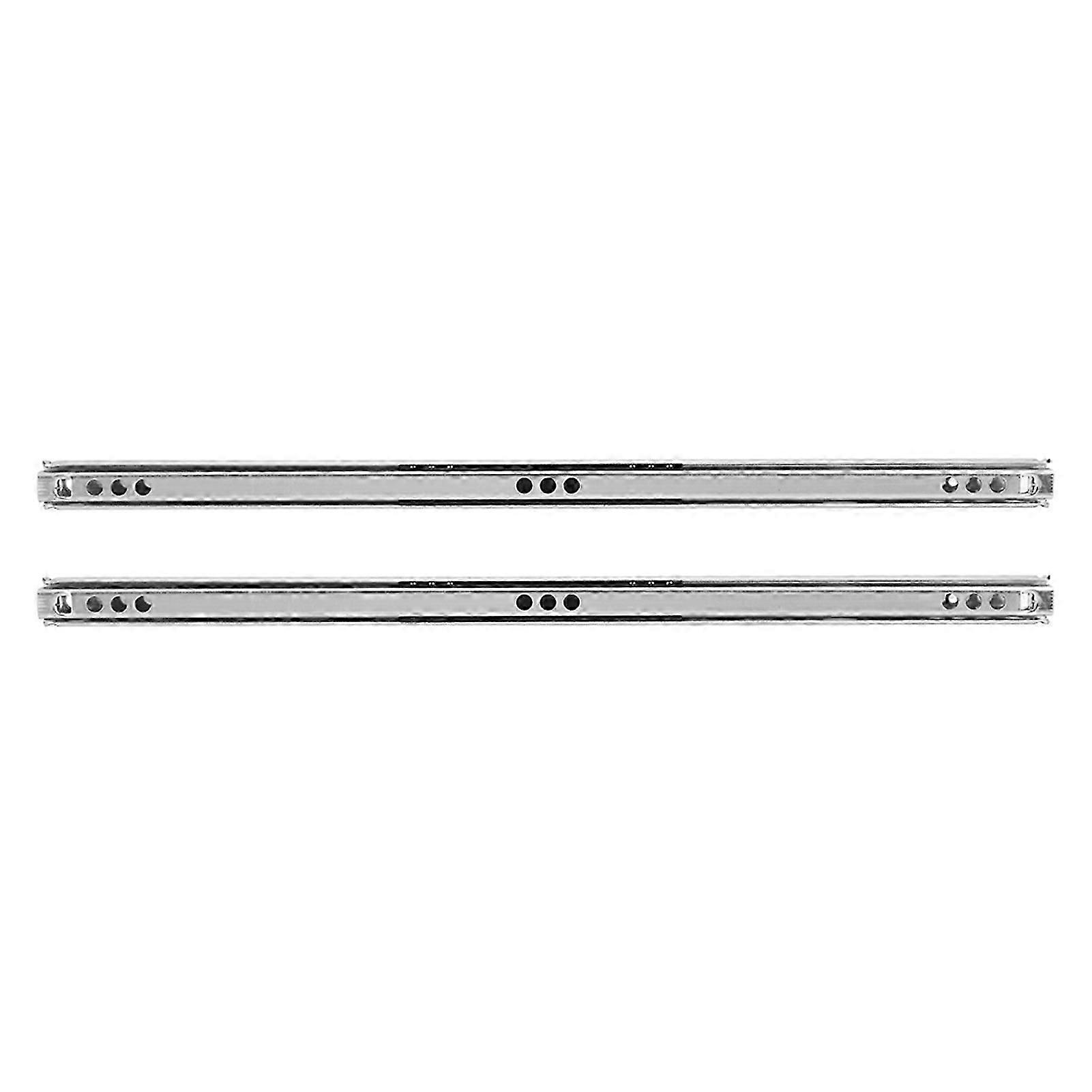 Less Noise Bearing Drawer Slides ,Cold Rolled Steel Drawer Rail for Full Extension Drawer Slides Bedroom Kitchen Office_x005F_x000D_