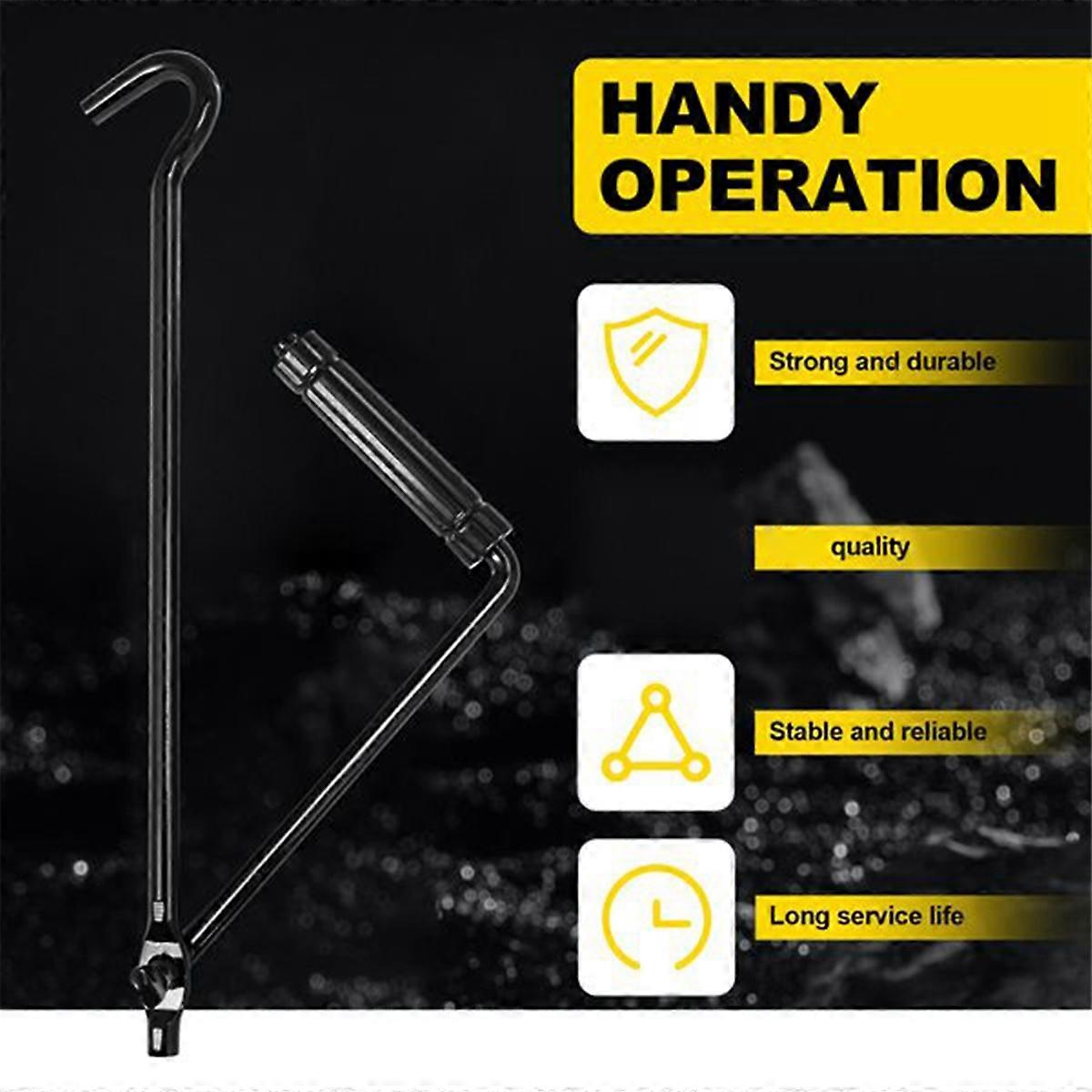Car Jack Hand Crank Wheel Spanner Handle for Scissor Car Lift