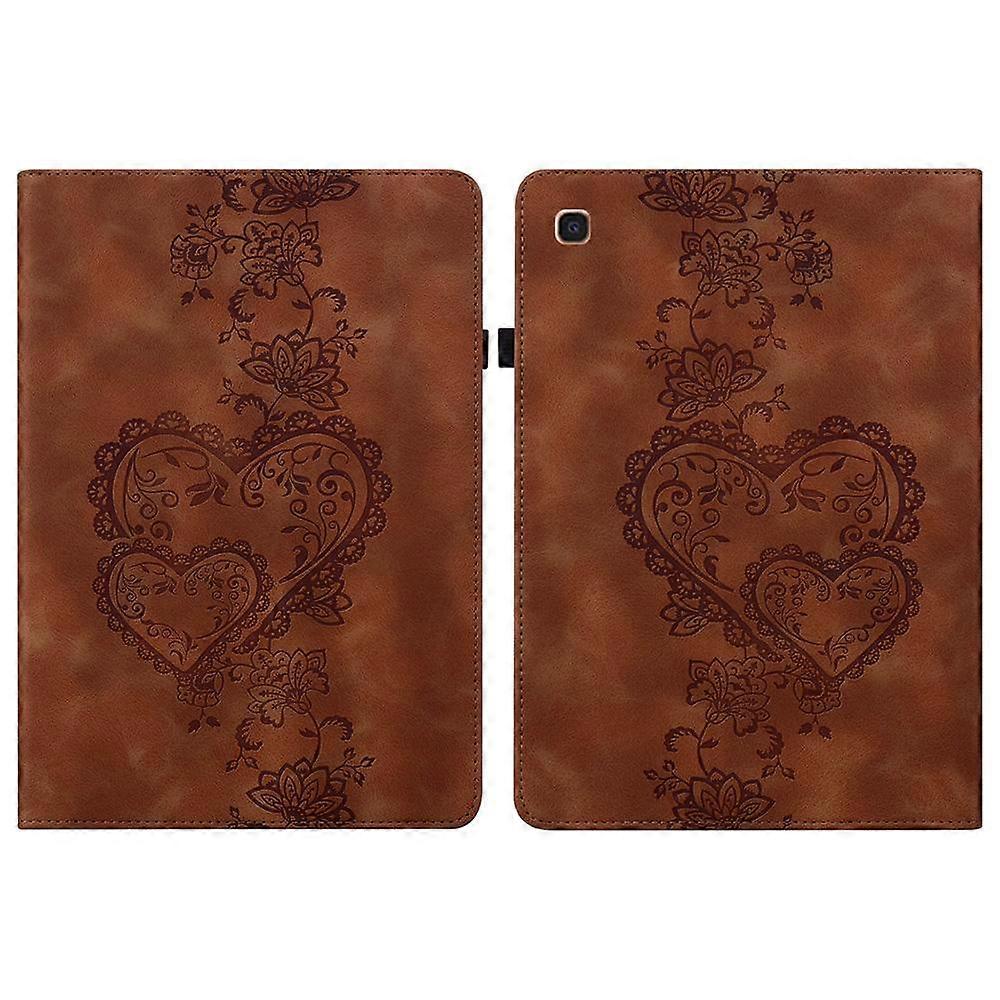Love Hearts Embossed Leather Tablet Case