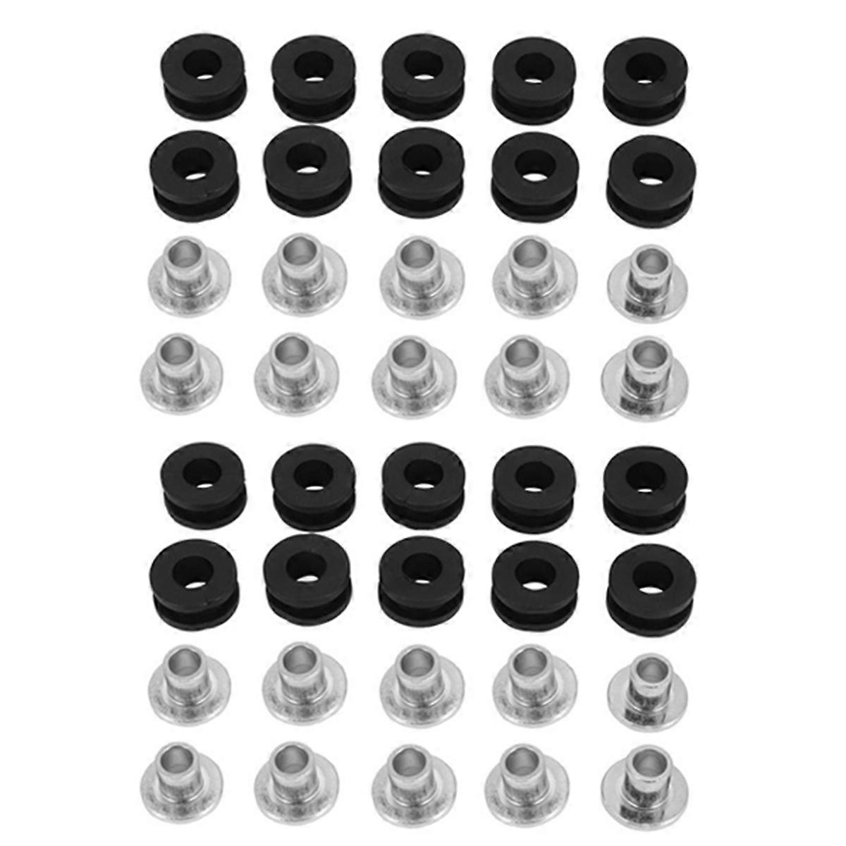 20Pcs Motorcycle Rubber Grommets for for