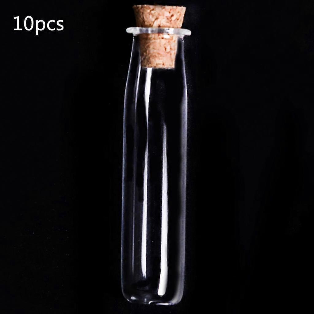 10pcs Mini Small Glass Bottles with Cork Stopper Clear Jars Tiny Wedding Vial Message Favor Jewelry Container DIY Craft Burgundy