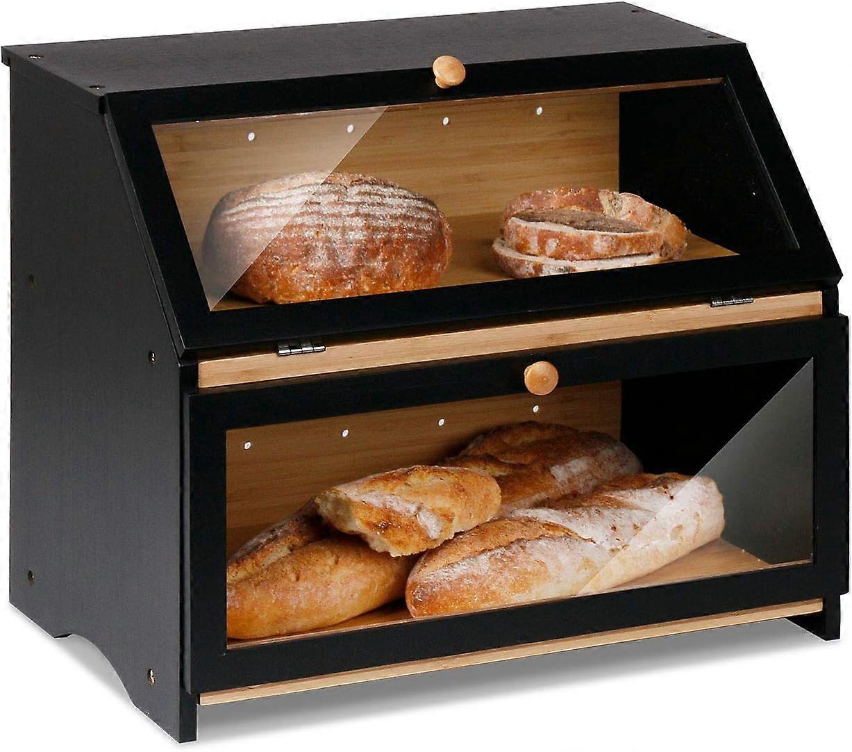 Large Bread Box for Kitchen Countertop Storage