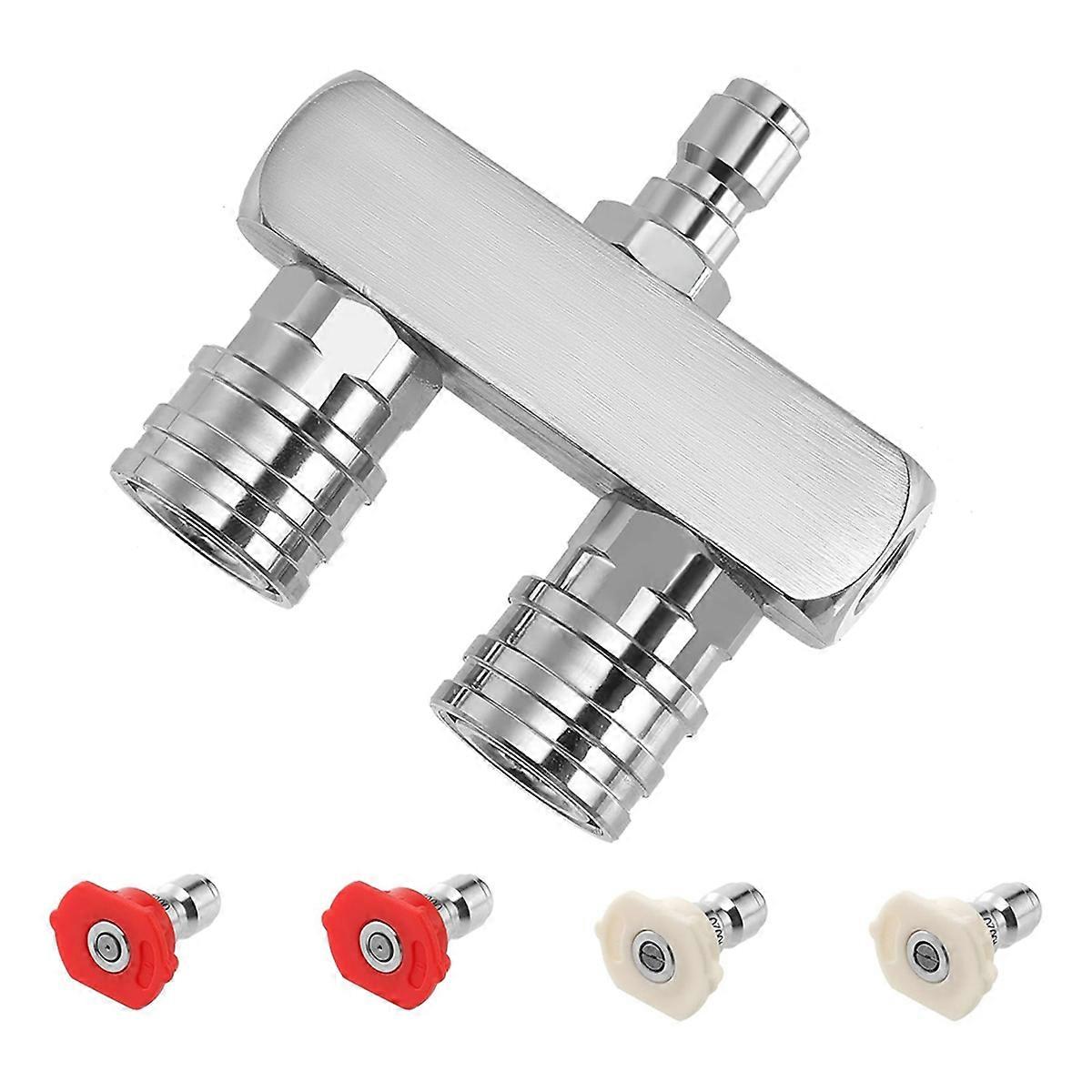 Pressure Washer Tips, 2-In-1 Washer Nozzle Tip, Dual Pressure Washer