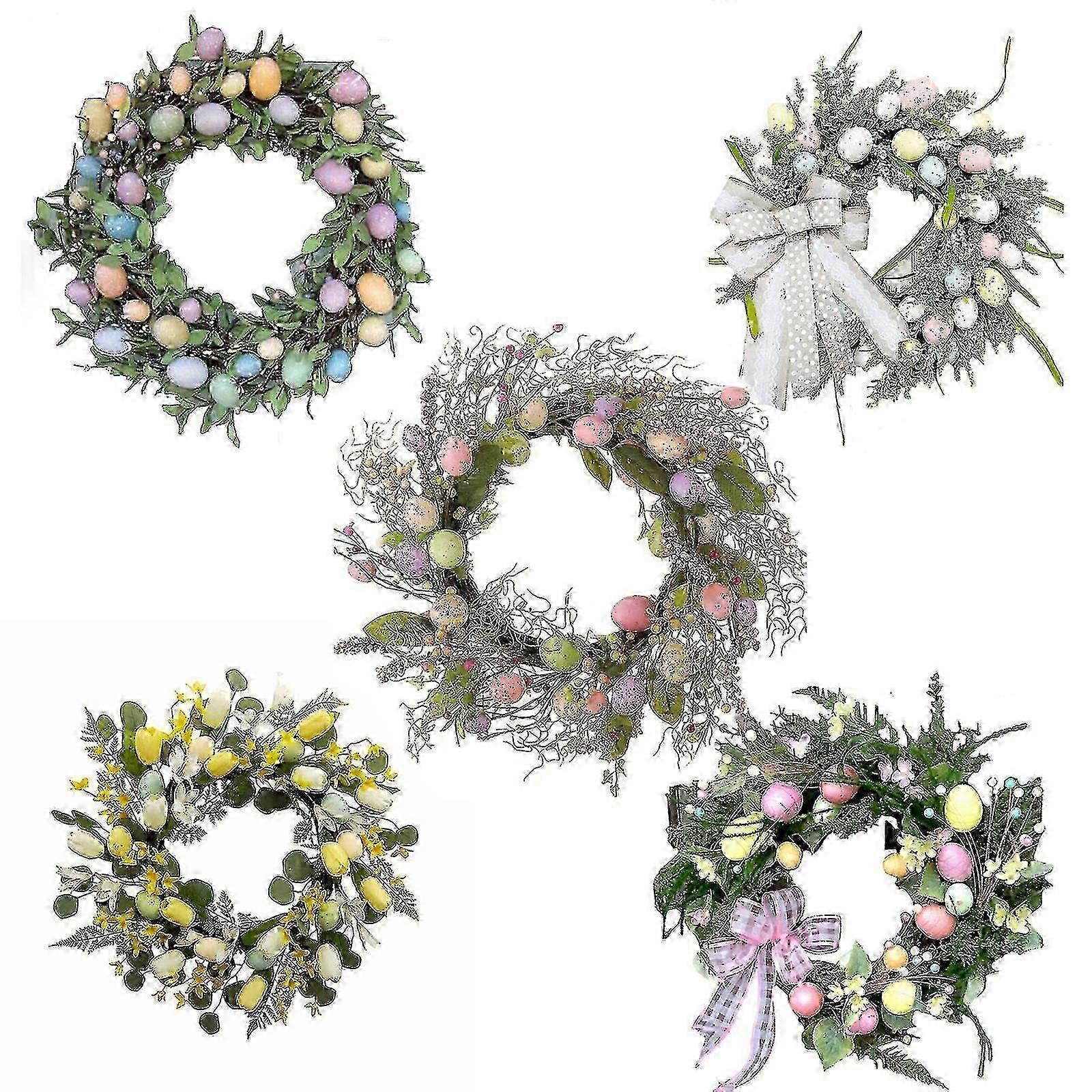 Easter Colorful Berry Wreath  Artificial Easter Wreath Easter Egg Wreath Easter Celebration