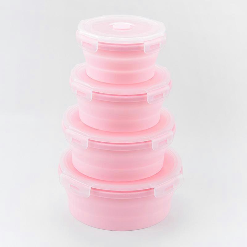 4pc Clear Containers for Food Storage
