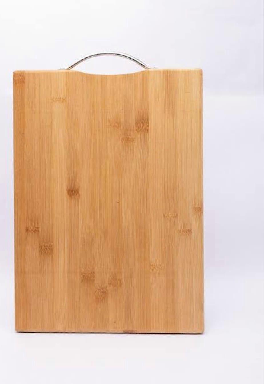 Extra Large Bamboo Cutting Board, 32' x 22', with Deep Juice Groove and Handle