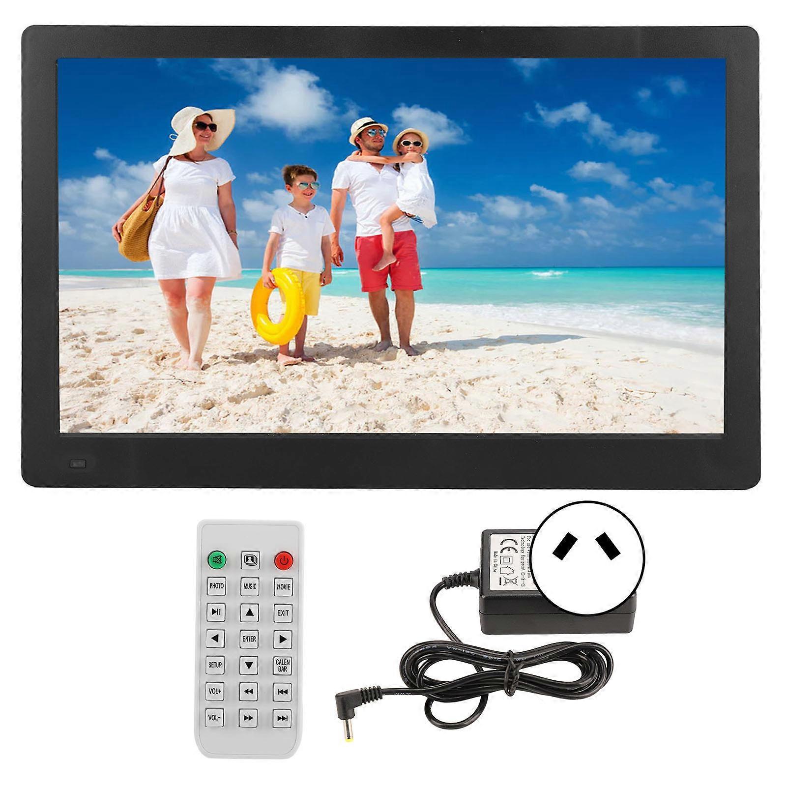 15.6" Smart Digital Photo Frame | 1080P IPS Display with Clock & Music | AU Plug