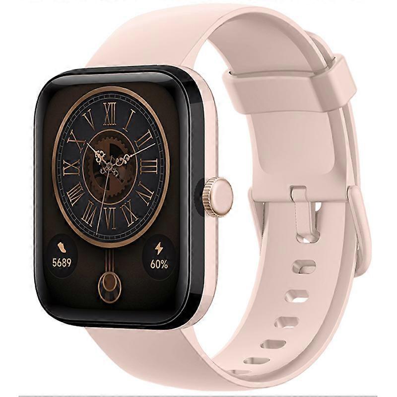 Smart Watch GPS Positioning Bluetooth Call Multi-Sports Health Monitoring Running Course Voice(Pink)