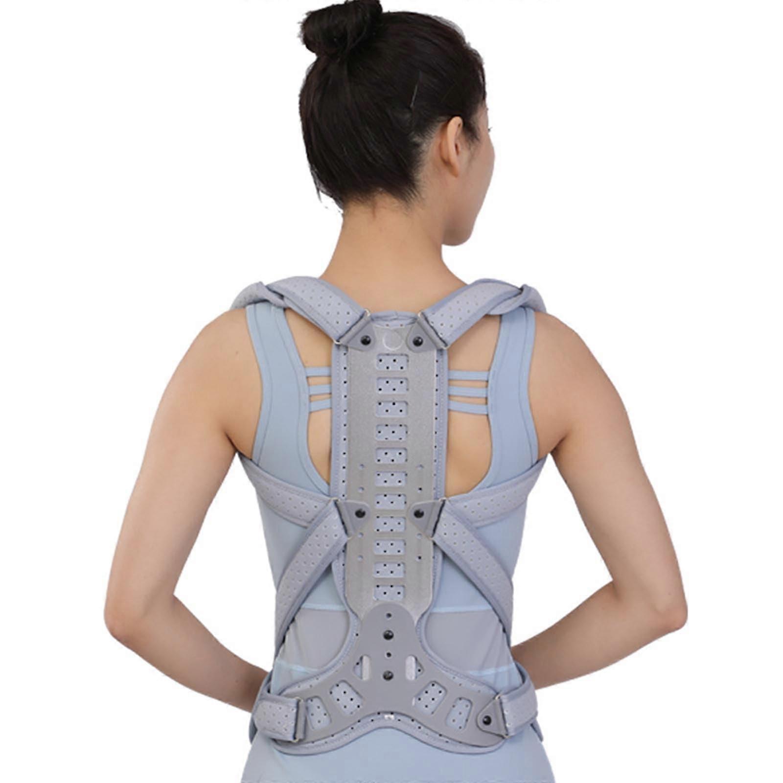 Adjustable Scoliosis Orthosis Spinal Correction Brace Spinal Orthosis Fixation Brace Back Correction Bracket for Aldult Men and Women,L