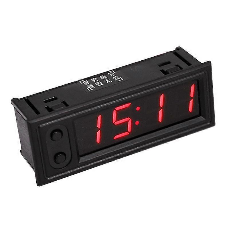 3 in 1 Car High-precision Electronic LED Luminous Clock + Thermometer + Voltmeter