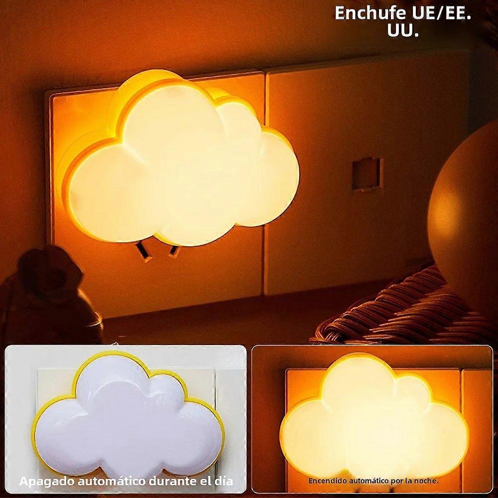 Smart Motion Sensor LED Night Light, US EU Plug, Automatic On/Off, Cloud Light for Bedroom, Hallway, Kitchen