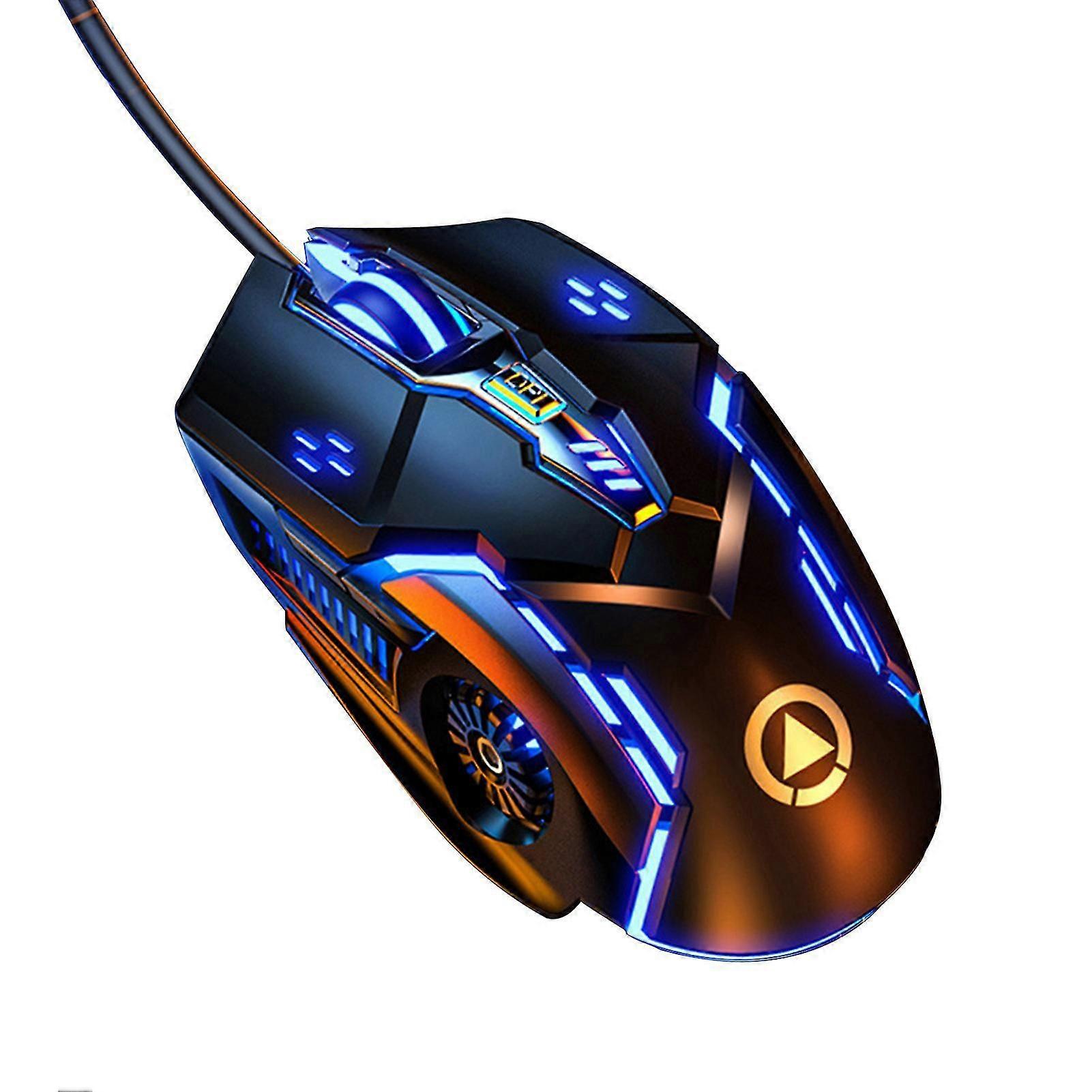 G5 Wired Mouse RGB BackLight Mute Computer Accessories Ergonomic USB 3200DPI E-Sports Mechanical Mouse for Laptop
