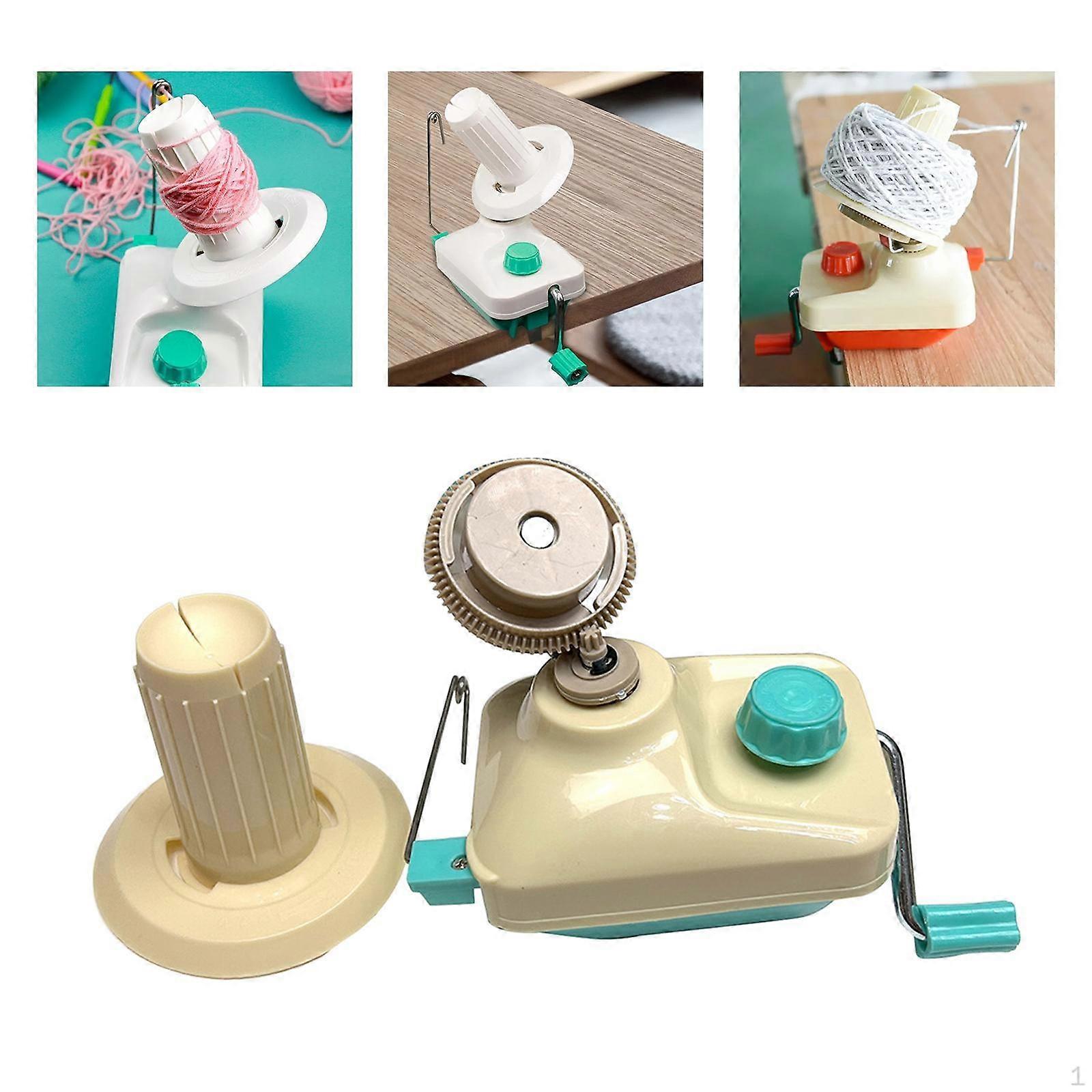 Bobbin Winder Hand Operated Wool Yarn Ball for Family Sewing Accessories