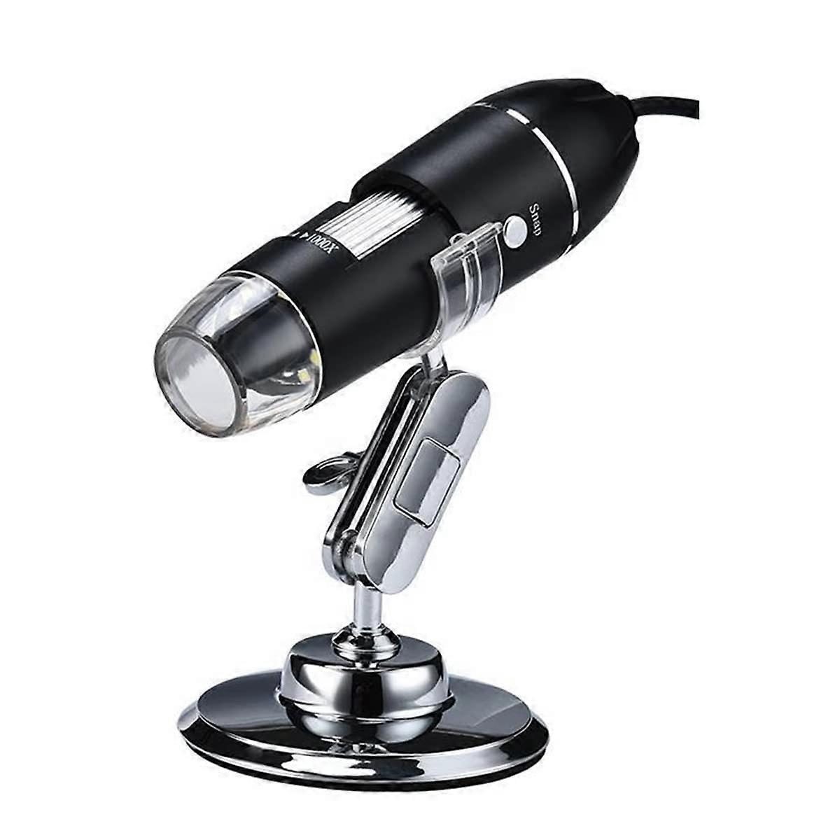 Microscope Kit 1600X HD Electronic Digital Microscope Handheld Digital USB Magnifying Glass Microscope Lens Adapters