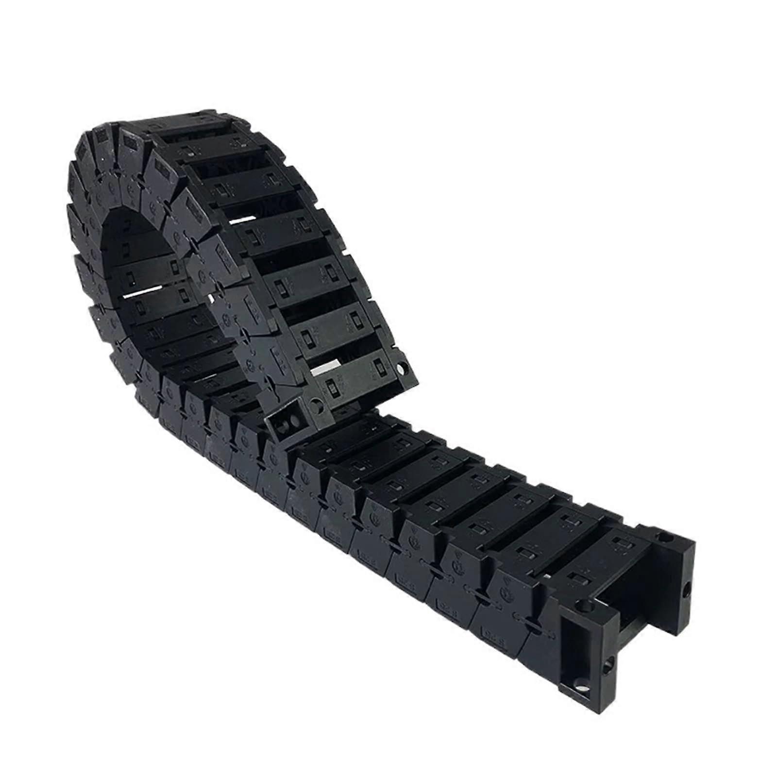 25mm Transmission Chain 25x77 Nylon Cable Drag Chain 1m Plastic Towline Wire Carrier 100mm Specifications